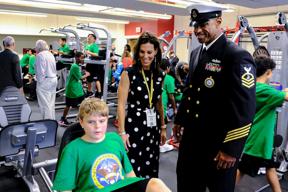 Navy Spouse Receives School Fitness Grant