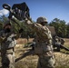 Soldiers set up M777 howitzer