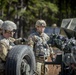 Soldiers set up M777 howitzer