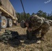 Soldiers set up M777 howitzer