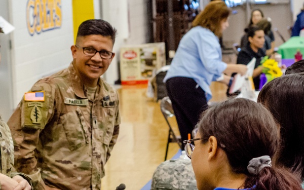 653rd RSG, Career Day  at Desert Wind School