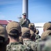 Vice Adm. John Nowell Talks with Sailors at Naval Station Rota