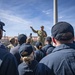 Vice Adm. John Nowell Talks with Sailors at Naval Station Rota