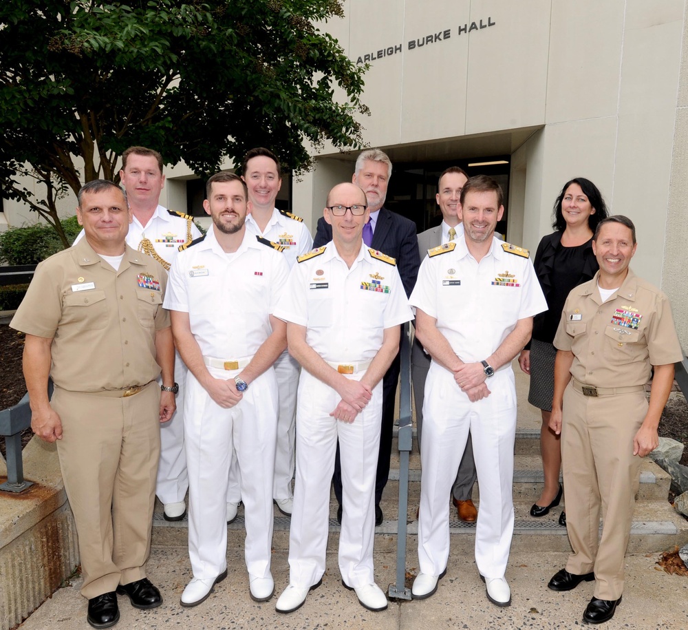 International partner observes surface combat systems training