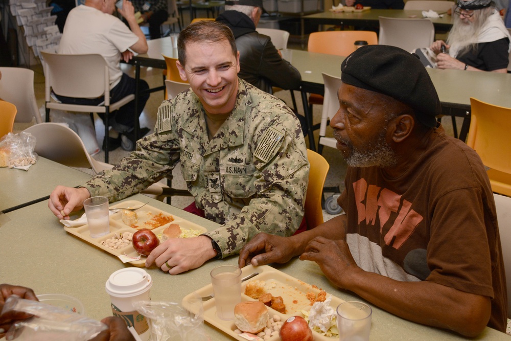 Sailors Volunteer At St. Anthony’s Dining Room During San Francisco Fleet Week