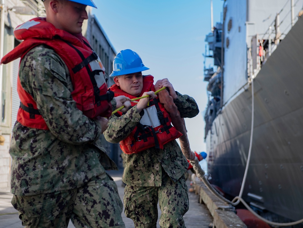 USS Charleston Arrives For Fleet Week