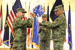 Uncasing the Army field flag