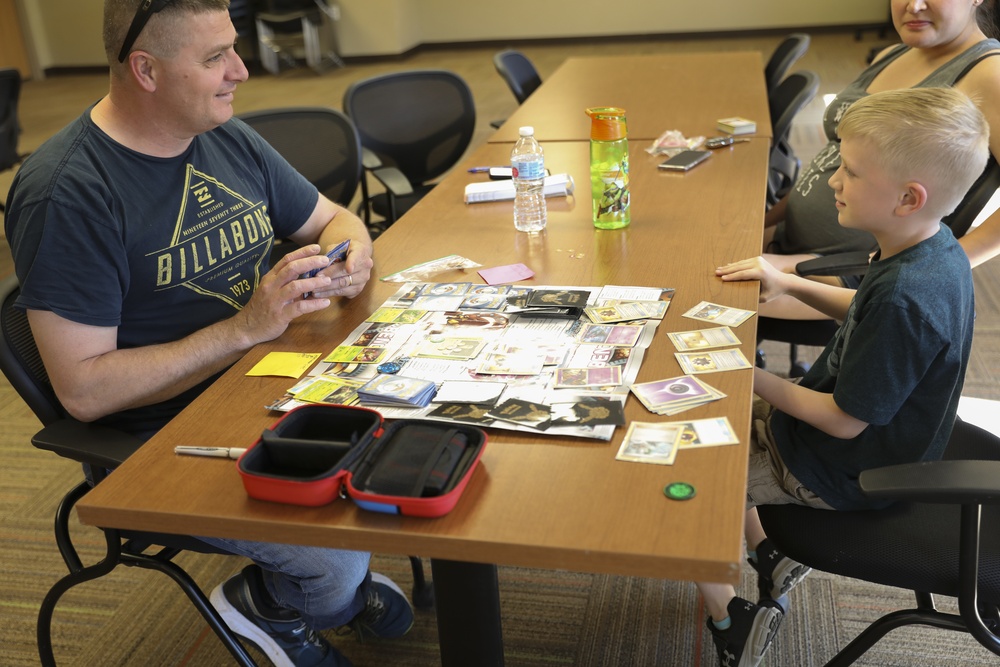 “I choose you Pikachu!”: Soldiers and kids become masters at Pokémon Club