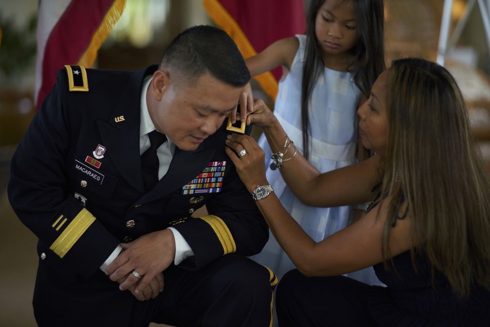 Promotion Ceremony for Brig. Gen. Roy J. Macaraeg Hawaii Army National Guard Officer