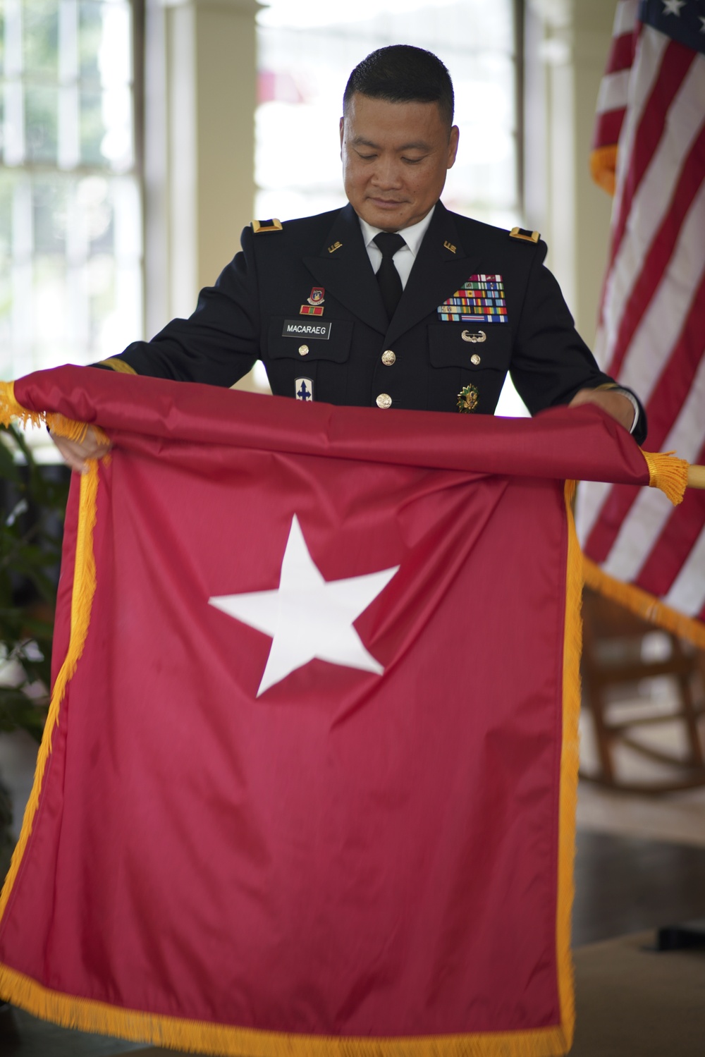 Promotion Ceremony for Brig. Gen. Roy J. Macaraeg Hawaii Army National Guard Officer