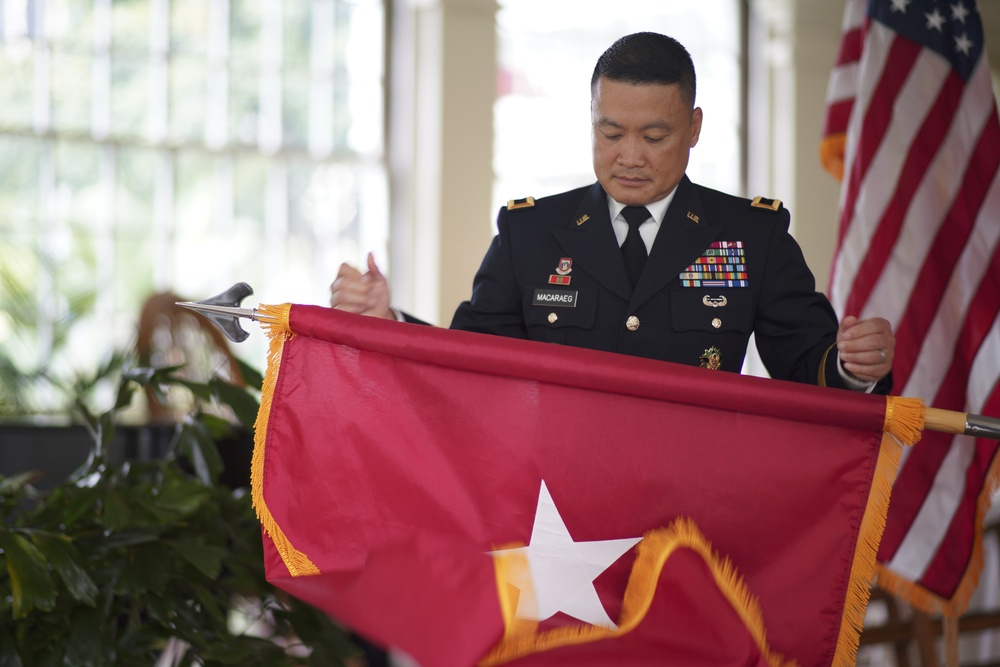 Promotion Ceremony for Brig. Gen. Roy J. Macaraeg Hawaii Army National Guard Officer