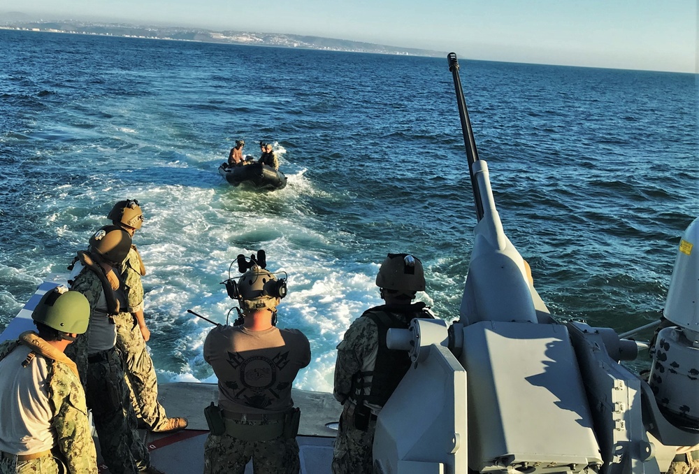 CRS-3 and EODMU-1 Conduct UUV Operations