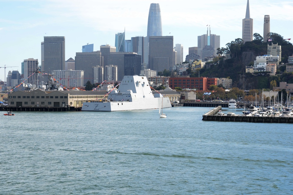 Ships Sit Pier-Side During San Francisco Fleet Week