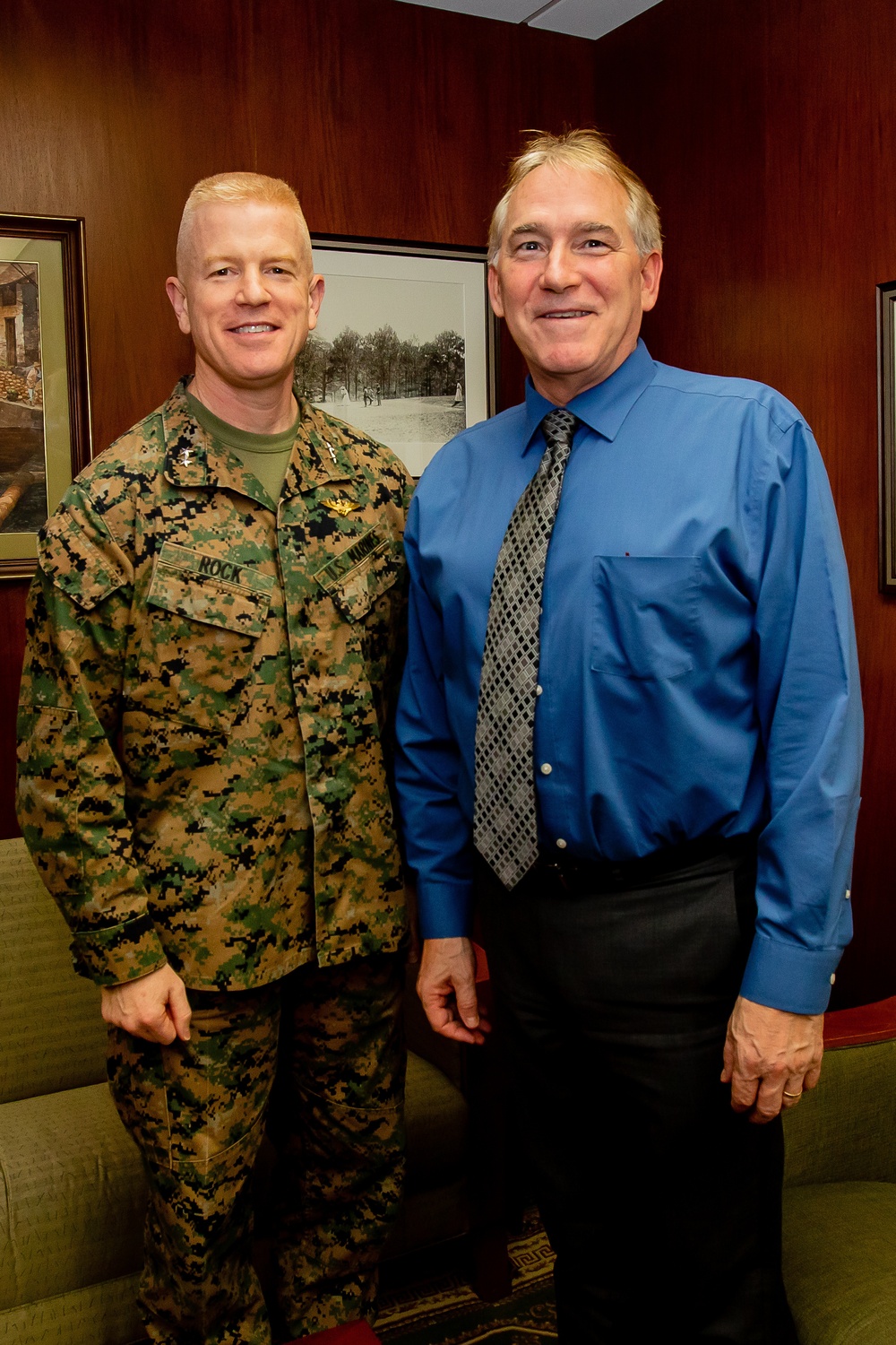 Maj. Gen. Rock meets with U.S. Embassy in the Philippines DCM