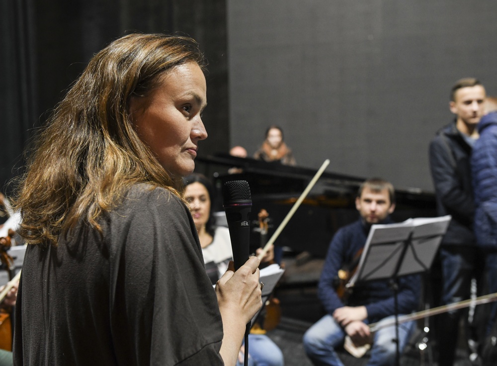 USAFE Jazz Band in Ukraine - L'viv Rehearsals