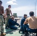 USS Harpers Ferry Conducts Gun Shoot