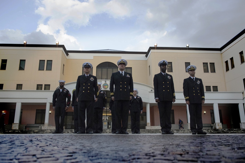 Colors at Naval Support Activity Naples, Italy