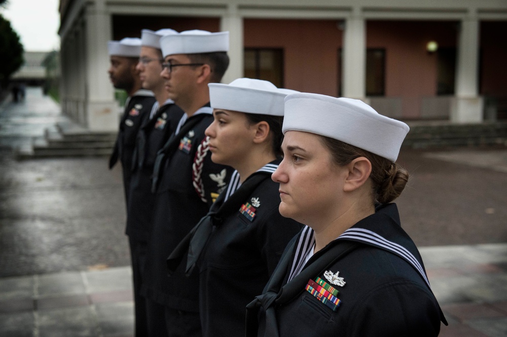 Colors at Naval Support Activity Naples, Italy