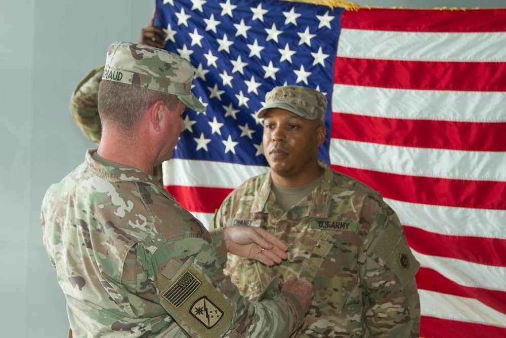 Chaney Promotion to Chief Warrant Officer 2