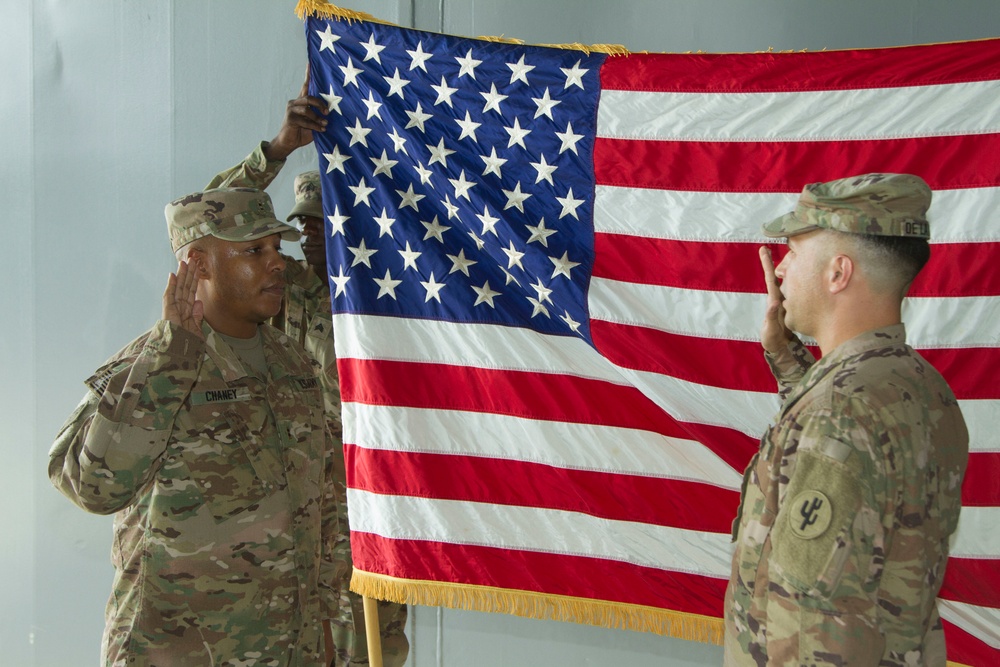 Chaney Promotion to Chief Warrant Officer 2