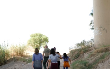 USBP agents rescue a migrant family in distress