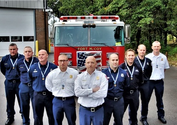 Fort McCoy firefighters receive humanitarian awards for 2018 flood response in local communities