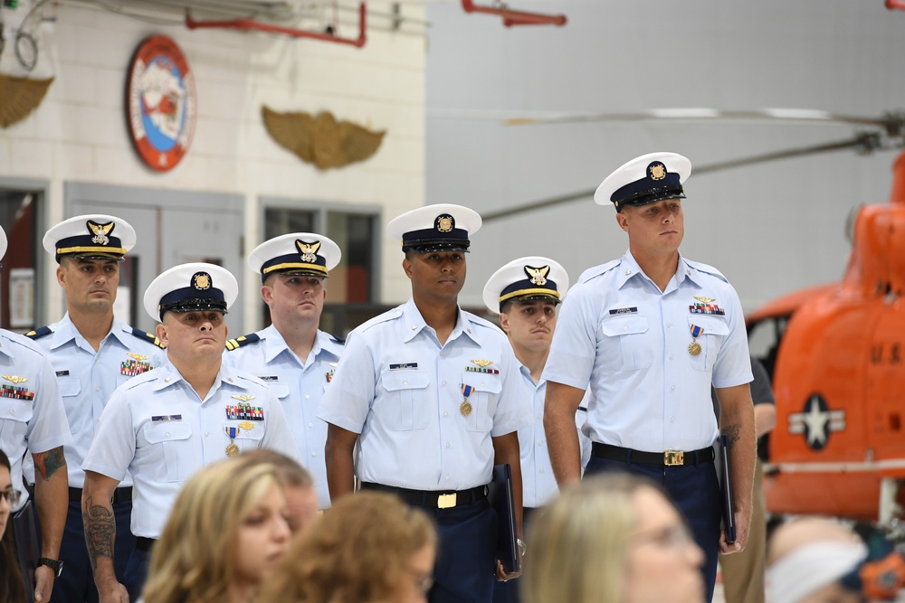 Prestigious award ceremony at Coast Guard Air Station Atlantic City