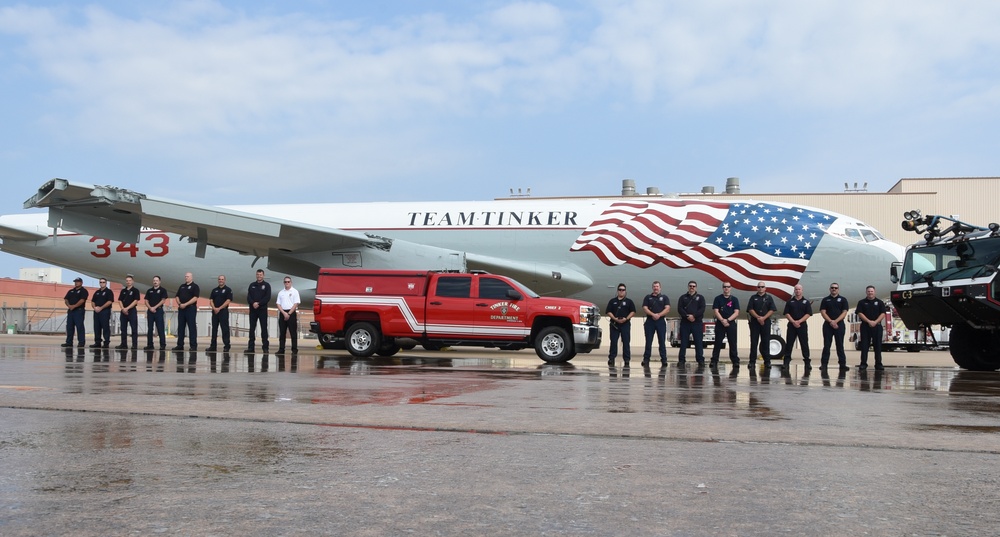 Team Tinker EC-135E fire training aircraft