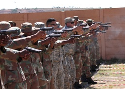 New York Army Guardsmen during 2010 South African Military Skills Competition