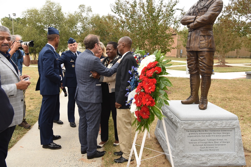 First African American fighter pilot dedication