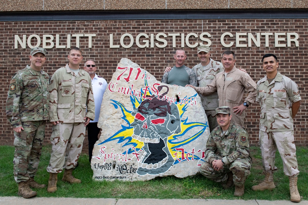 97th LRS Honors BC3 Warriors with Heritage Rock