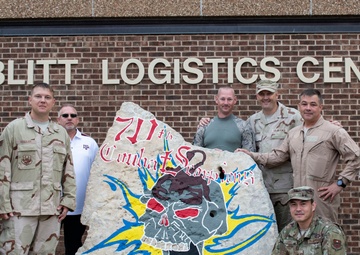 97th LRS Honors BC3 Warriors with Heritage Rock