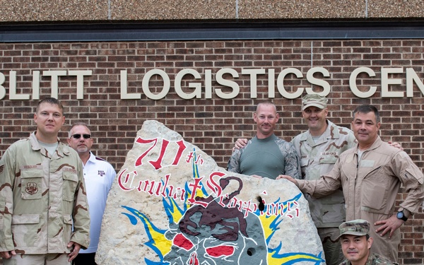 97th LRS Honors BC3 Warriors with Heritage Rock