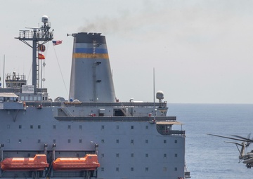 USS Boxer CH-53E Super Stallion Vertical Replenishment-At-Sea