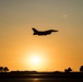 Kunsan F-16 dusk takeoffs