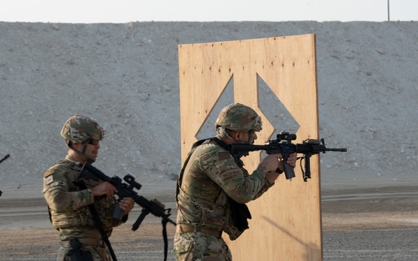 380th ESFS brings proficiency firing to the AOR