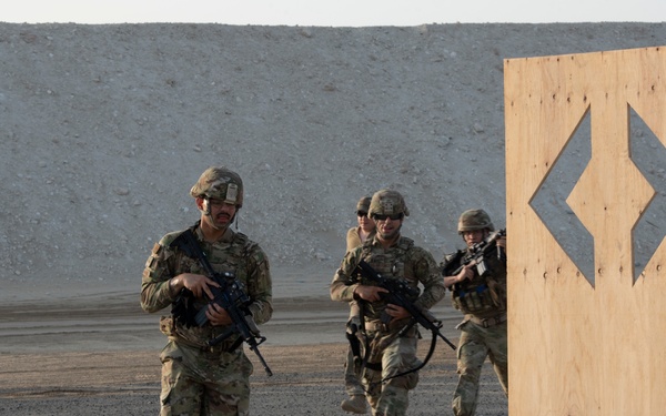 380th ESFS brings proficiency firing to the AOR