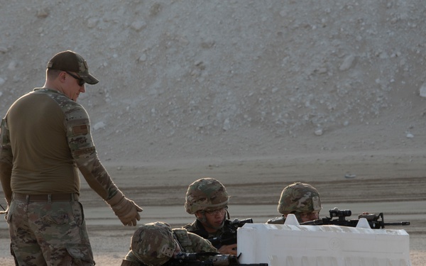 380th ESFS brings proficiency firing to the AOR