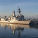 Leopold I and USS Gridley are Moored Pierside in Naval Station Rota