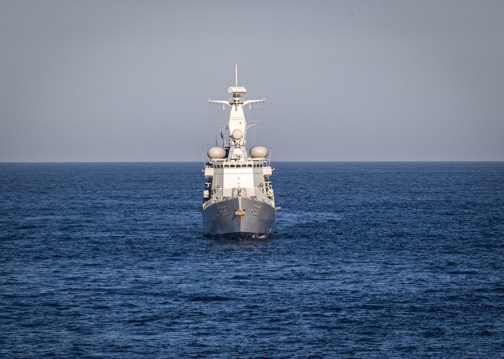 Leopold I (F930) Transits the Gulf of Cadiz