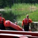 178 CES firefighters practice their swift water rescue skills