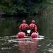 178 CES firefighters practice their swift water rescue skills