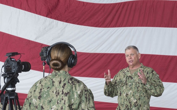 Chief of Naval Personnel, VADM Nowell, visits Sigonella