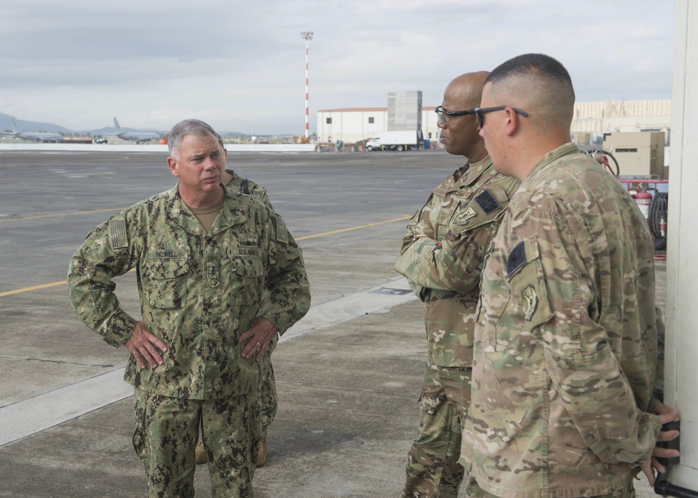 Chief of Naval Personnel, VADM Nowell, visits Sigonella