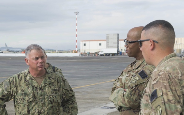 Chief of Naval Personnel, VADM Nowell, visits Sigonella