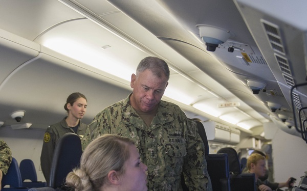 Chief of Naval Personnel, VADM Nowell, visits Sigonella