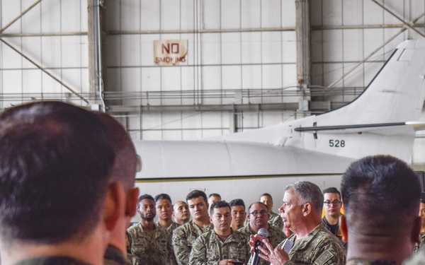 Chief of Naval Personnel, VADM Nowell, visits Sigonella