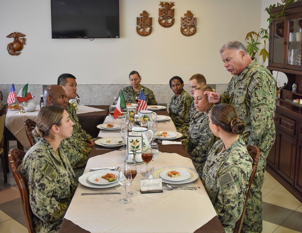 Chief of Naval Personnel, VADM Nowell, visits Sigonella