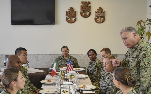Chief of Naval Personnel, VADM Nowell, visits Sigonella