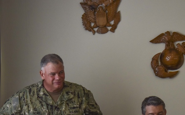 Chief of Naval Personnel, VADM Nowell, visits Sigonella